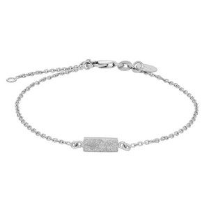 Nordahl Jewelry - TWO-SIDED - Rhodiniertes Armband silber 